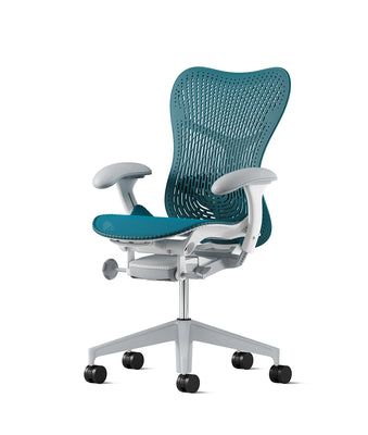 Mirra 2 Turquoise/Studio White Triflex Office Chair
