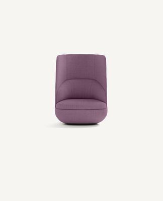 Gimbal Lounge Chair, Highback - Swivel Base with Auto-Return