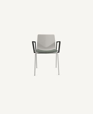 FourSure® Chair, 4 Leg Base with Seat Pad - with Arms