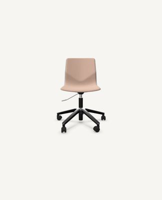 FourSure® Wheeler Chair, Swivel Base - Upholstered Interior