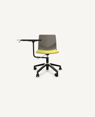 FourSure® Wheeler Chair, Swivel Base with Seat Pad - with InnoTab Tablet Arm
