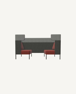 FourUs® Booth, 4 Leg Base - Ear Top