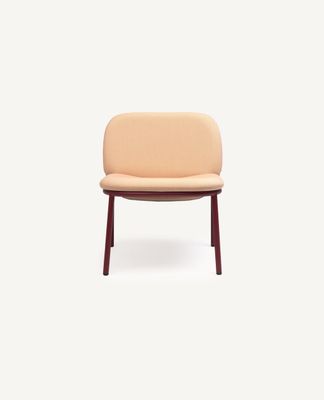 Lana Lounge Chair, Metal - Lowback