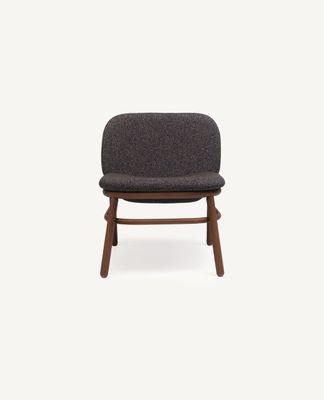 Lana Lounge Chair, Wood - Lowback