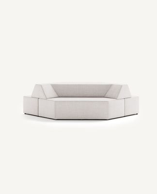 Prism Bench with Back, Two-Sided - 118" Width