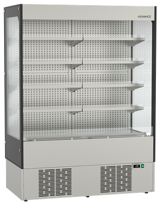 ADVANCE MD K 150 BG N E Multideck refrigerator with Black and Clear Glass End Panels