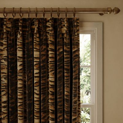 CASPIAN Velvet Curtain - Cocoa