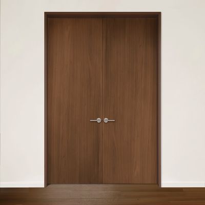 Porte double Pure en noyer