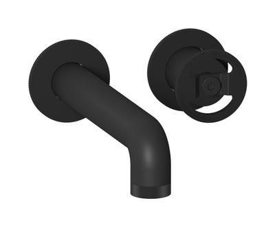 Bold B1406NP - External parts for two-hole wall-mounted basin mixer with rings