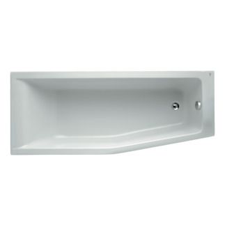 Concept Space Special shaped bath 1690x695x522 mm, no tap hole, with overflow, no waste