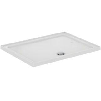 Simplicity Rectangular shower tray 1210x910x50 mm, with waste