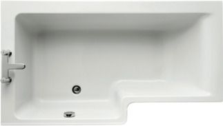Concept Space Special shaped bath 1490x845 mm, no tap hole, with overflow, no waste