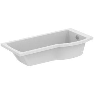 Tempo Special shaped bath 1690x795 mm, no tap hole, with overflow, no waste