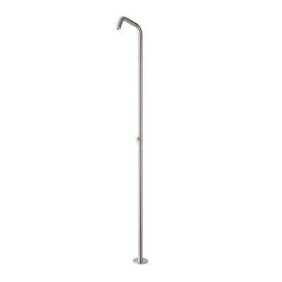Stainless steel AISI 316L shower tower with single-lever mixer