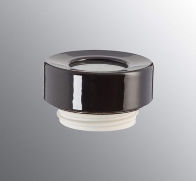 Black ring porcelain for Light On IP44 230V & sauna 6057 - Grey