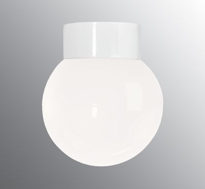 Classic Globe 150 - Shiny opal glass