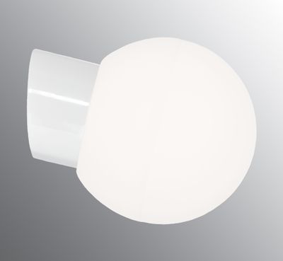 Classic Globe 180 - Matt opal glass