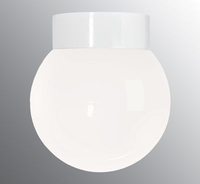 Classic Globe 200 - Shiny opal glass