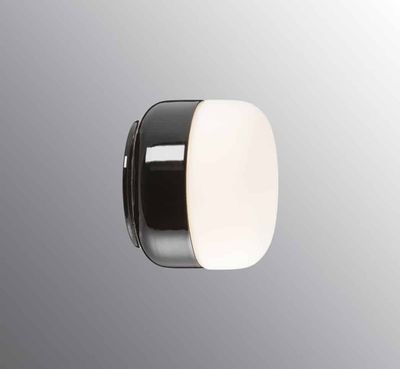 Ohm 140/115 LED 2700K - Matt opal glass, Black