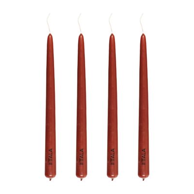 Iittala taper candle 28 cm fire 4-pack