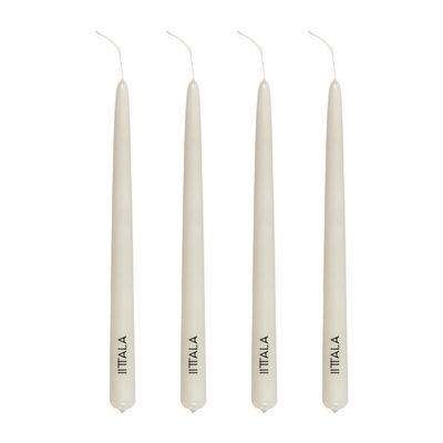 Iittala taper candle 28 cm sand 4-pack