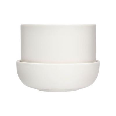 Nappula plant pot with saucer white 170x130mm