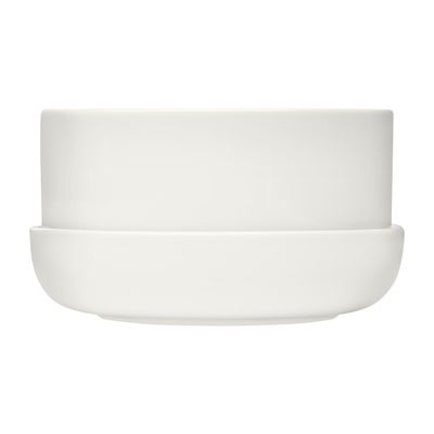 Nappula plant pot w,saucer white 240x130
