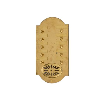 Novecento Monti - brass doorbell