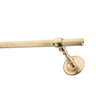 Orsay Via del Corso – ribbed brass curtain rod