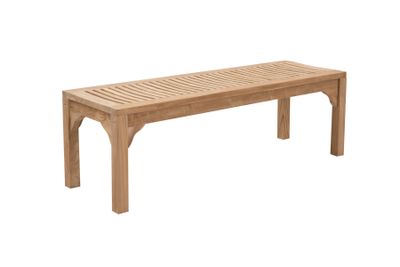 Backless garden bench Tennis - Savana