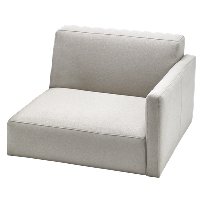 Escalas Seat with backrest and low arm W.80cm