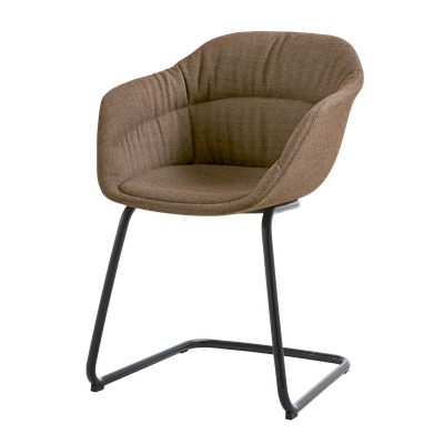 Taia Armchair with cantilever base (soft upholstered seat shell)