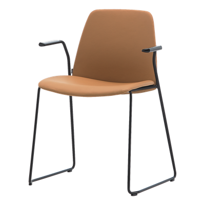 Unnia Tapiz Armchair with sled frame