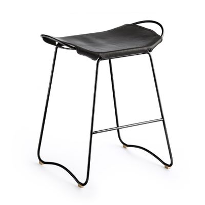 Hug Bar Stool - Handcrafted with Cowhide Leather