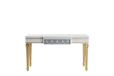 PORTLAND console - luxury Oro Bianco collection - Italian classic furniture