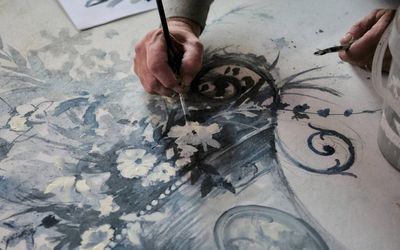 The art of painting and sculpting