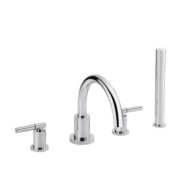 Symmetria Series - Two-Handle Bathtub Faucet W/Hand Shower & Diverter