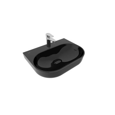 Zero 2.0 Oval Washbasin Black 60X45 Cm