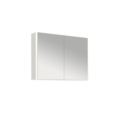 Vista Mirror Cabinet Matte White 100 Cm