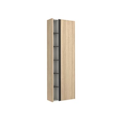 Vista Tall Cabinet Dark Oak