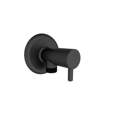 B100 Angle Valve Black
