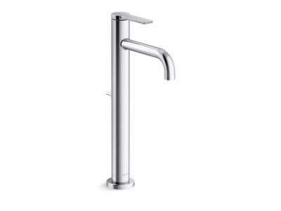 One Single-control sink faucet, extra tall spout