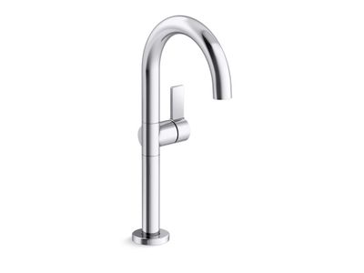 One Single-Control Sink Faucet, Tall Spout