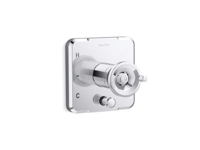 Vice Single Control trim with diverter, wheel handle