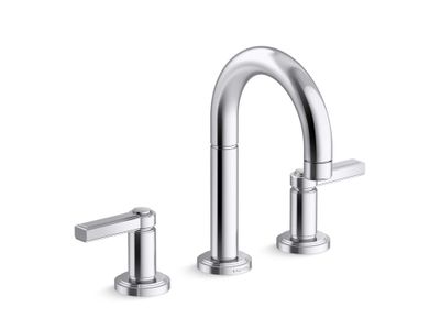 Sink faucet, arch spout, lever handles