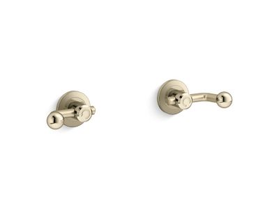 Vice Wall-Mount Bath Faucet Handles, Crank