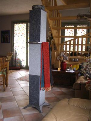 HRS1800 shot blasted and brushed Italian soapstone