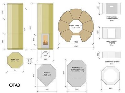 KARNIAFIRE - OTA3 in ceramica smaltata