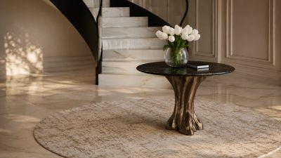 CALYPSO K1140 - Round fiberglass table _ KARPA