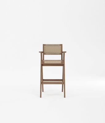 Bar Stool w Natural Paper Cord